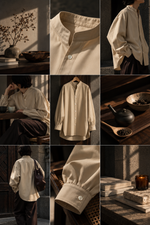 画像をギャラリービューアに読み込む, WoolyTECH Twill Shirt FHSH-0179
